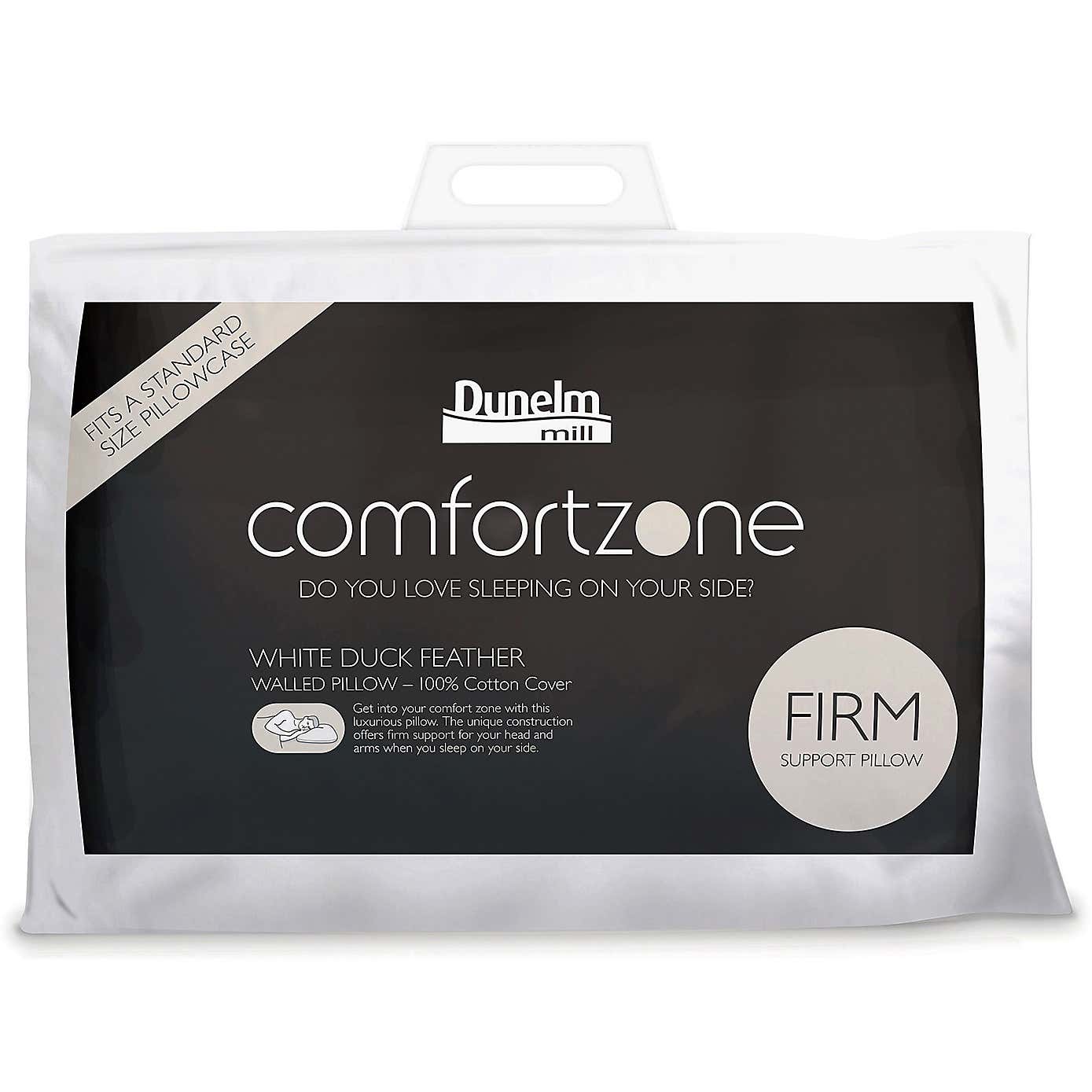 Comfortzone Duck Feather Side Sleeper Box Pillow