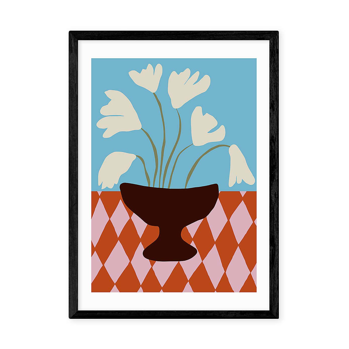East End Prints Happy Blooming Print