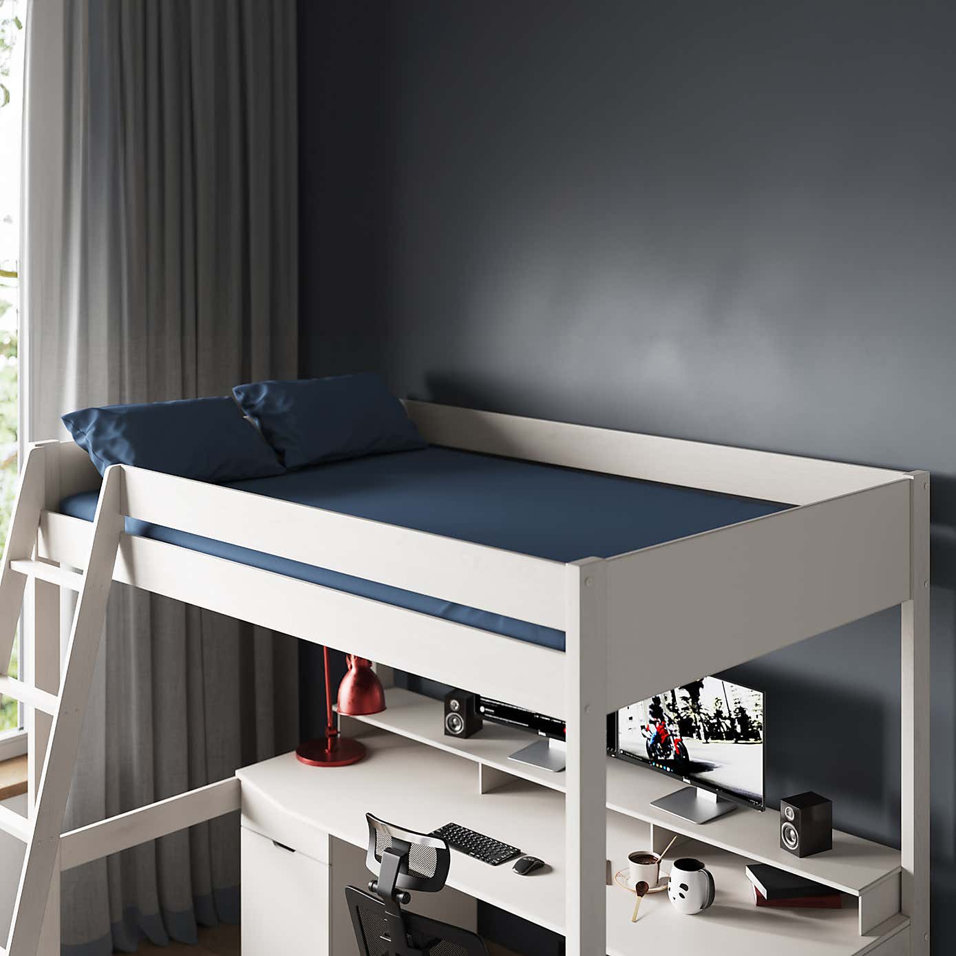 Tera Gaming High Sleeper Bed Frame