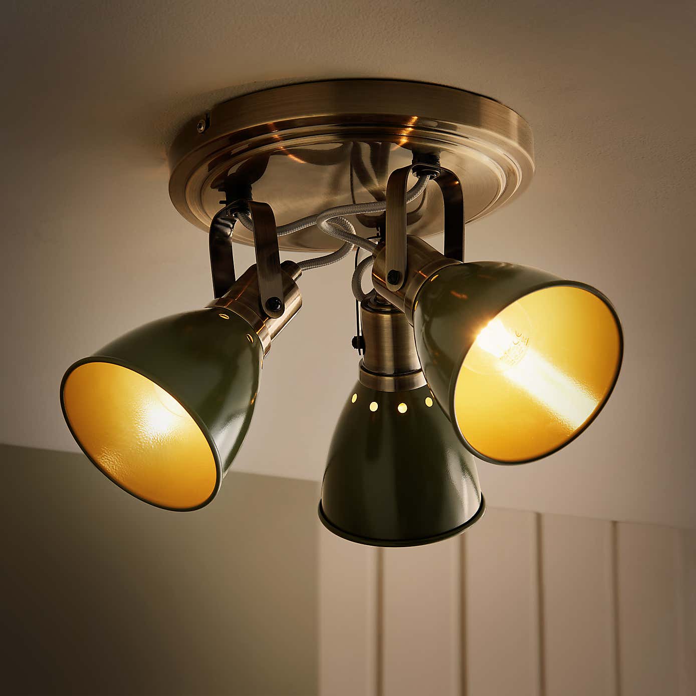 Miley Industrial 3 Light Adjustable Spotlight