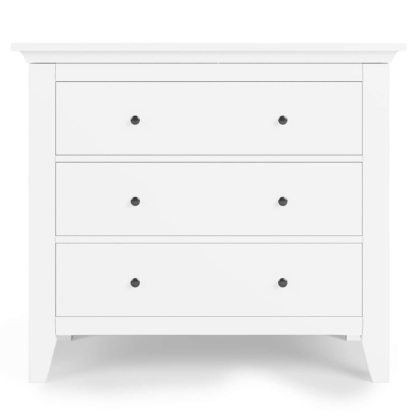 Lynton Grey 3 Drawer Chest