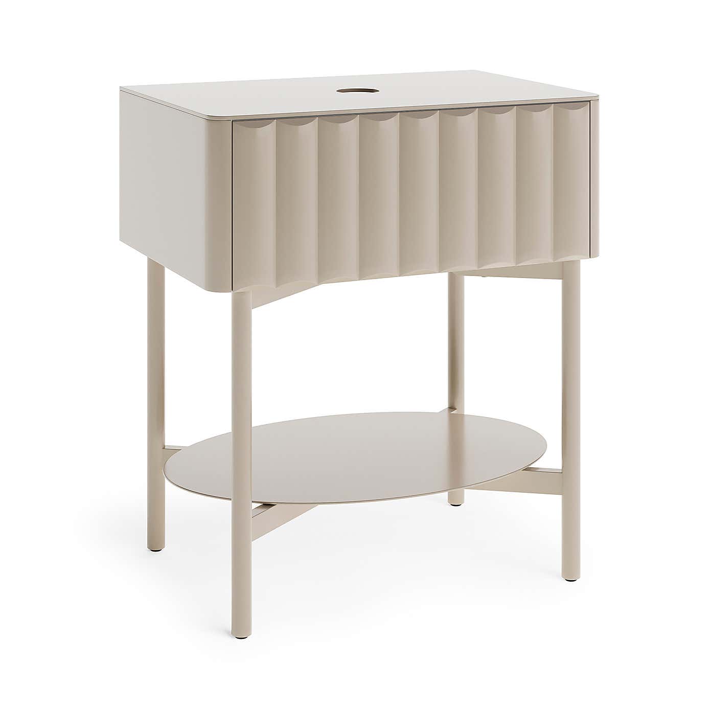 Alita Single Vanity Unit, Sandstone