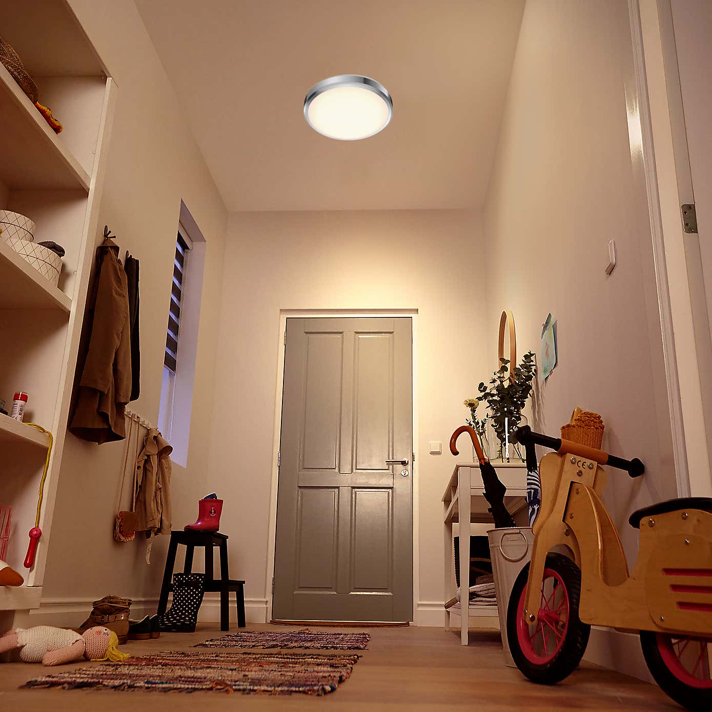 Philips Doris Integrated LED Ceiling Light, Warm White