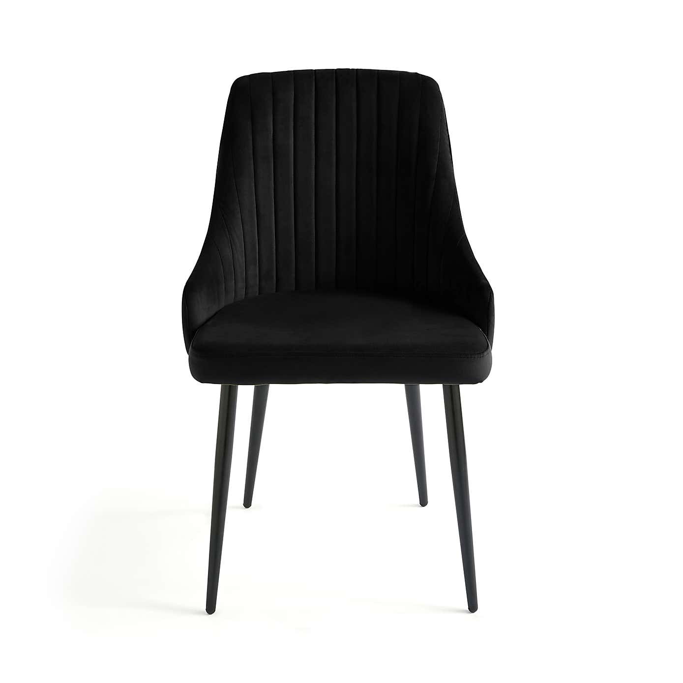 Shea Set of 2 Dining Chairs, Velvet