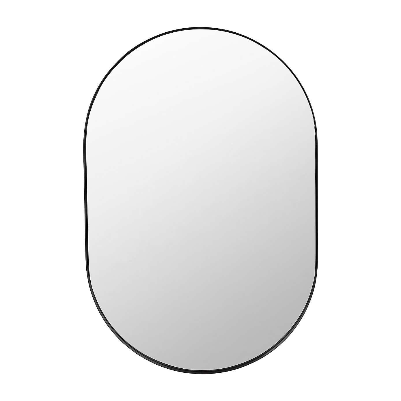 Slim Frame Lozenge Wall Mirror