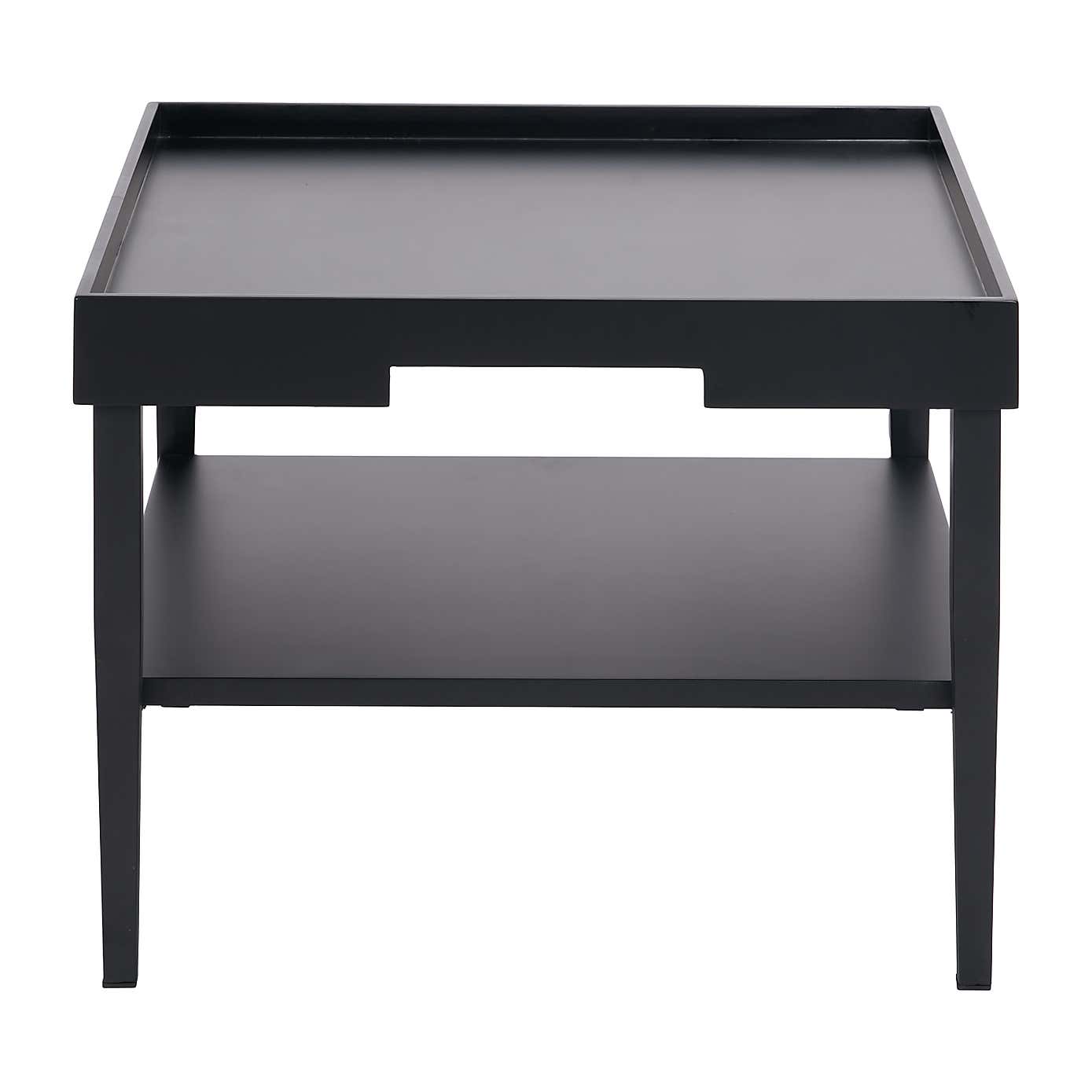 Marnie Coffee Table, Black Wood