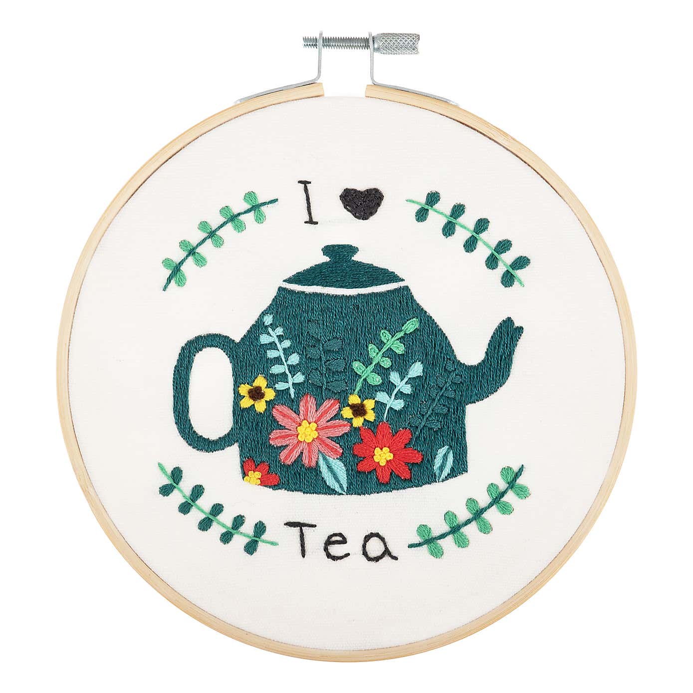 Embroidery Kit I Love Tea