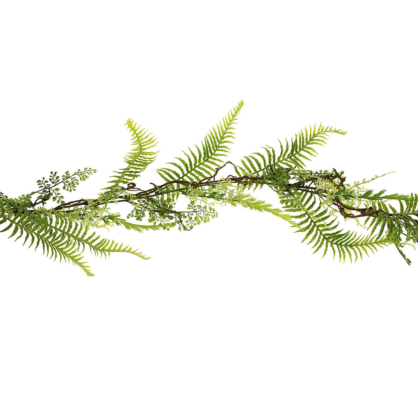Artificial Fern Garland