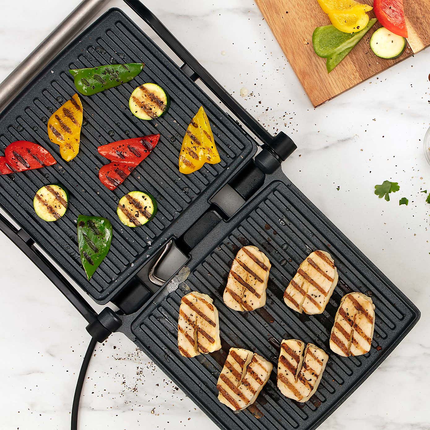George Foreman Flexe Grill 180 Panini Griddle