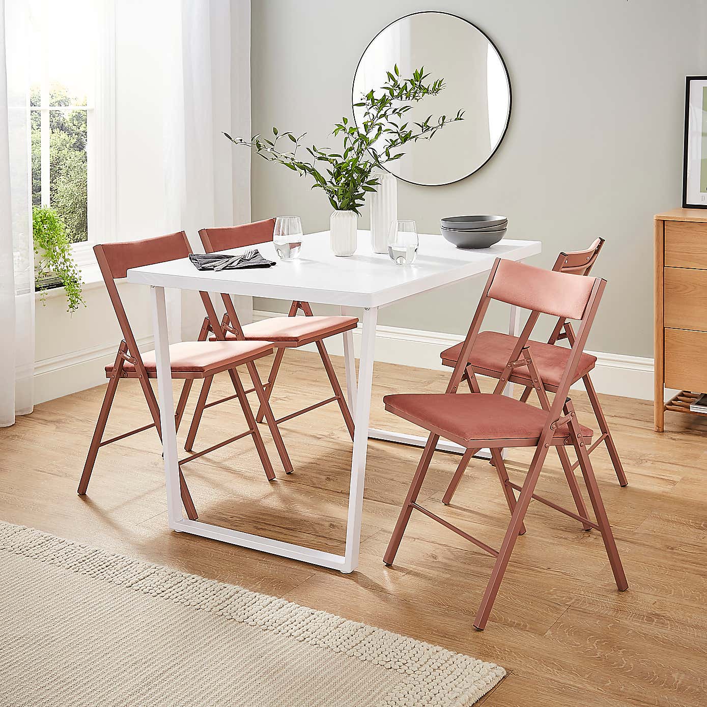 Emily Velvet Folding Chair