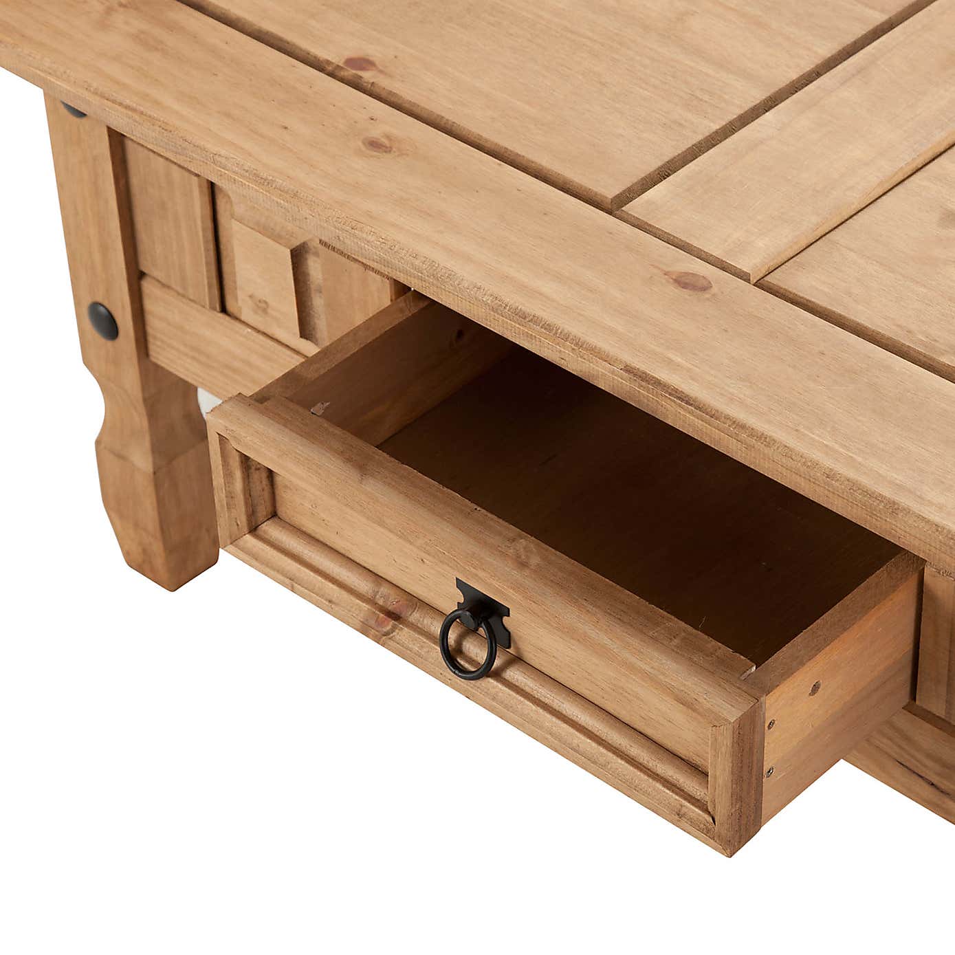 Corona Pine Coffee Table with Drawer