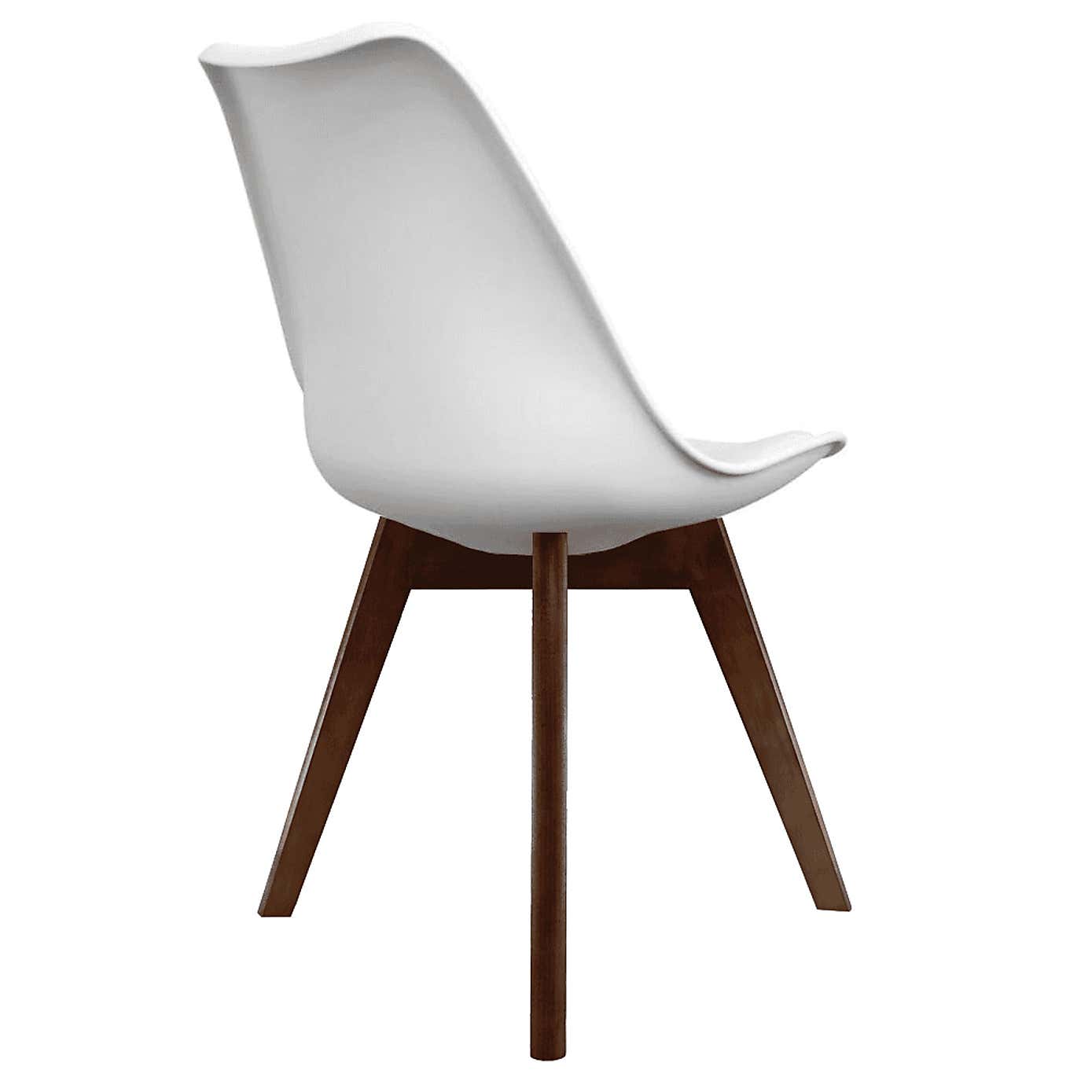 Fusion Living Soho Plastic Dining Chair with Squared Legs