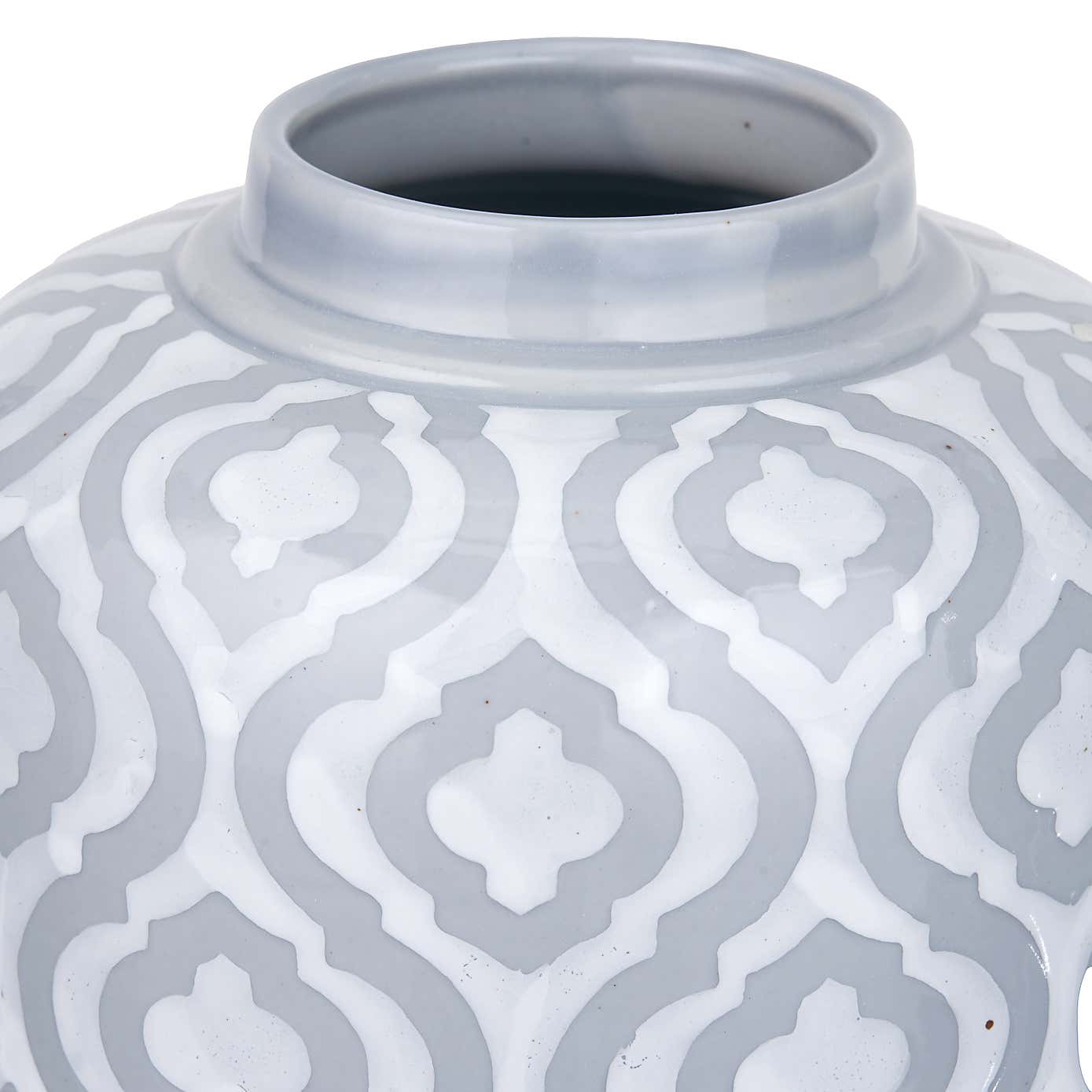 Celia Pattern Ceramic Ginger Jar