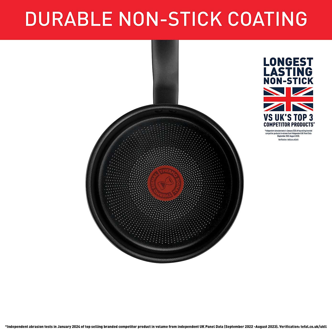 Tefal Titanium Ultra Non-Stick Aluminium Saucepan, 18cm