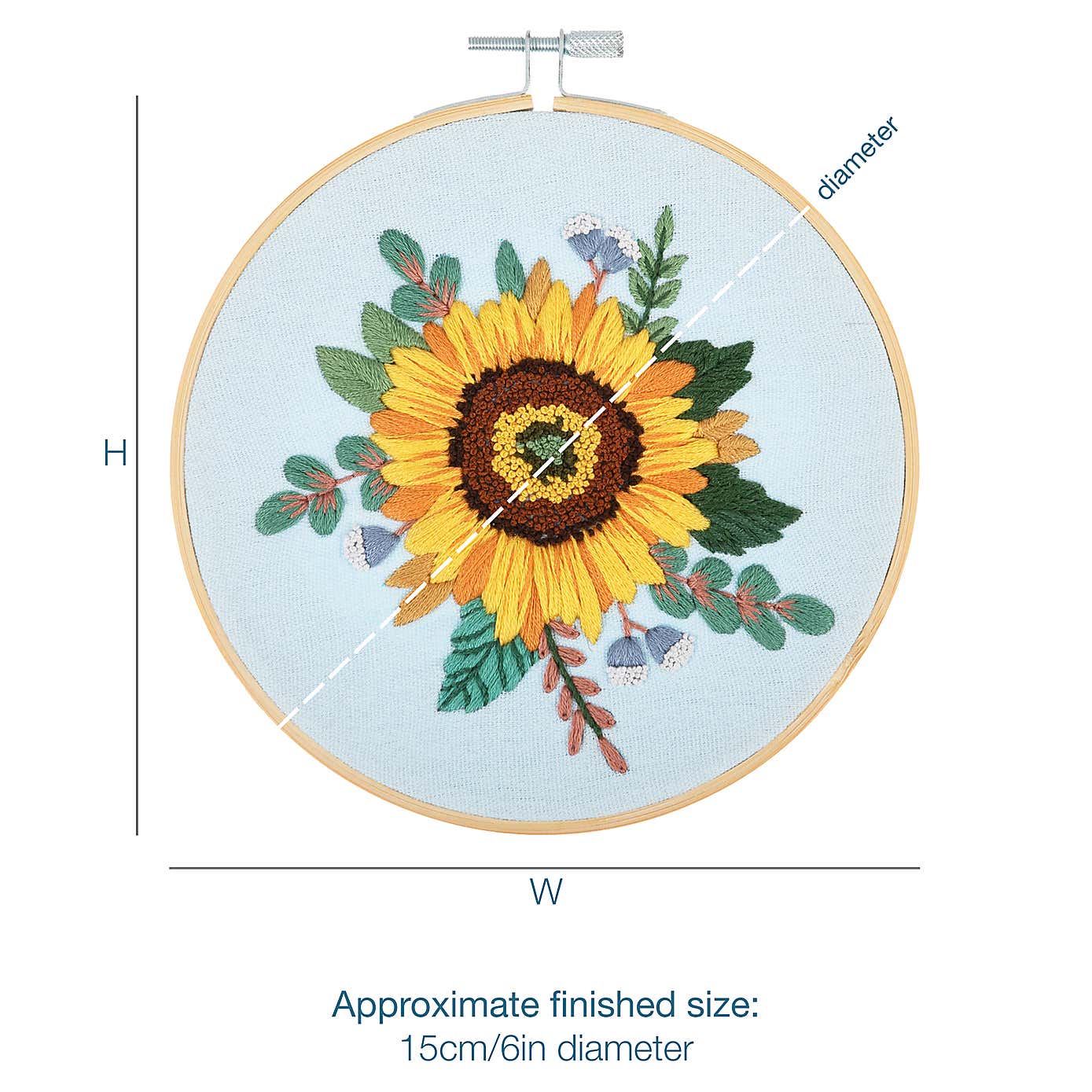 Embroidery Kit Sunflower