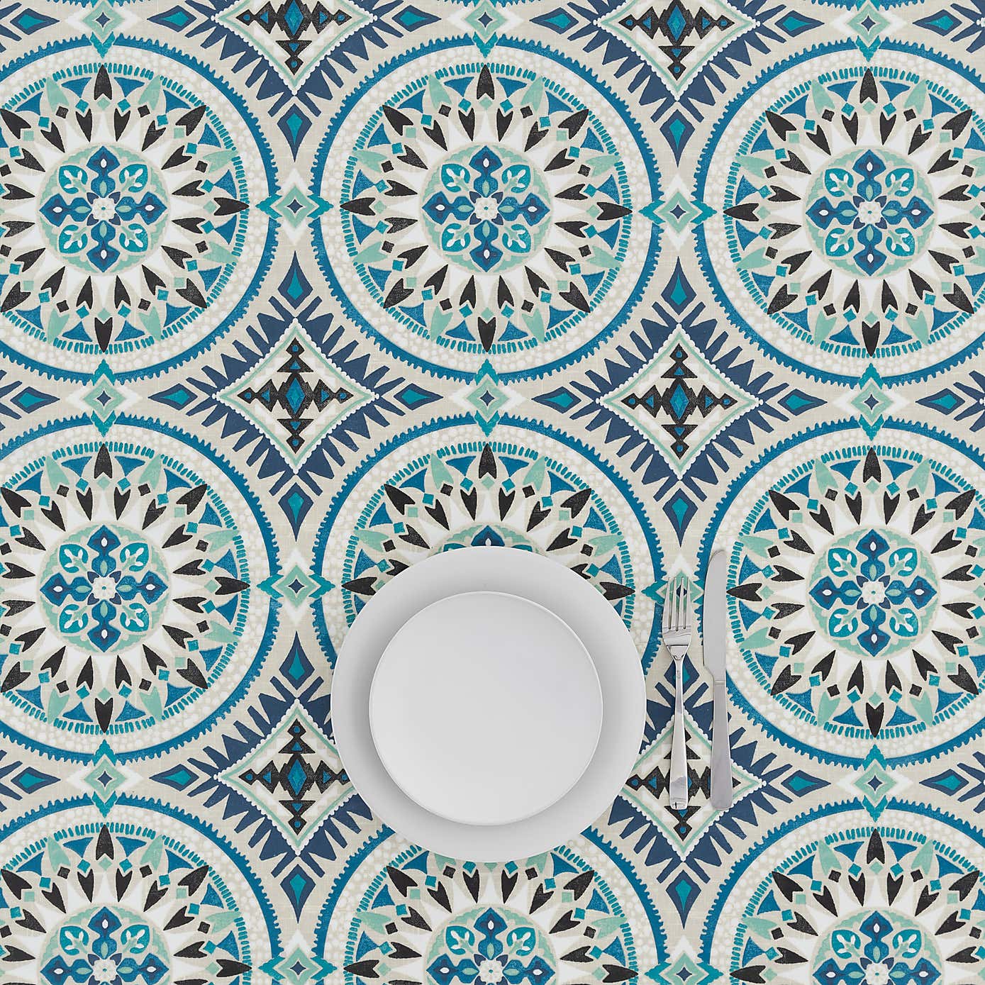 By the Metre Agadir PVC Blue