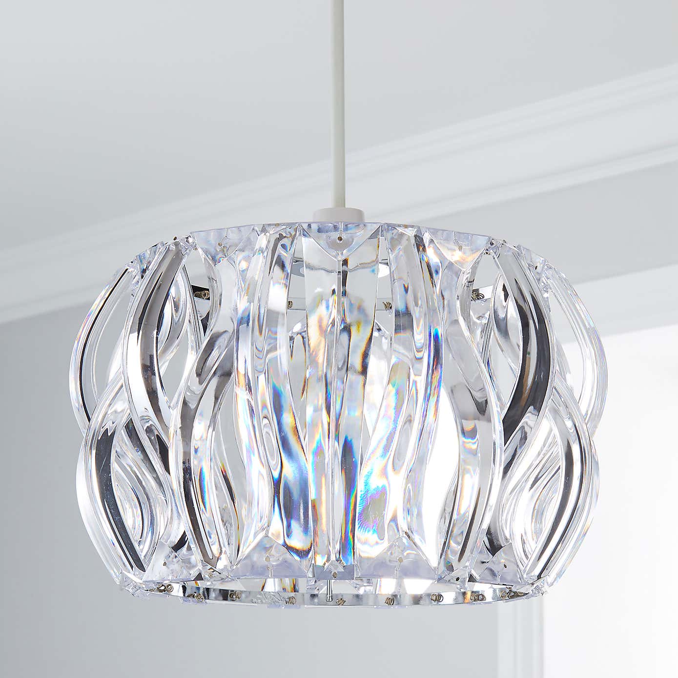Wavy Jewel Easy Fit Pendant Shade