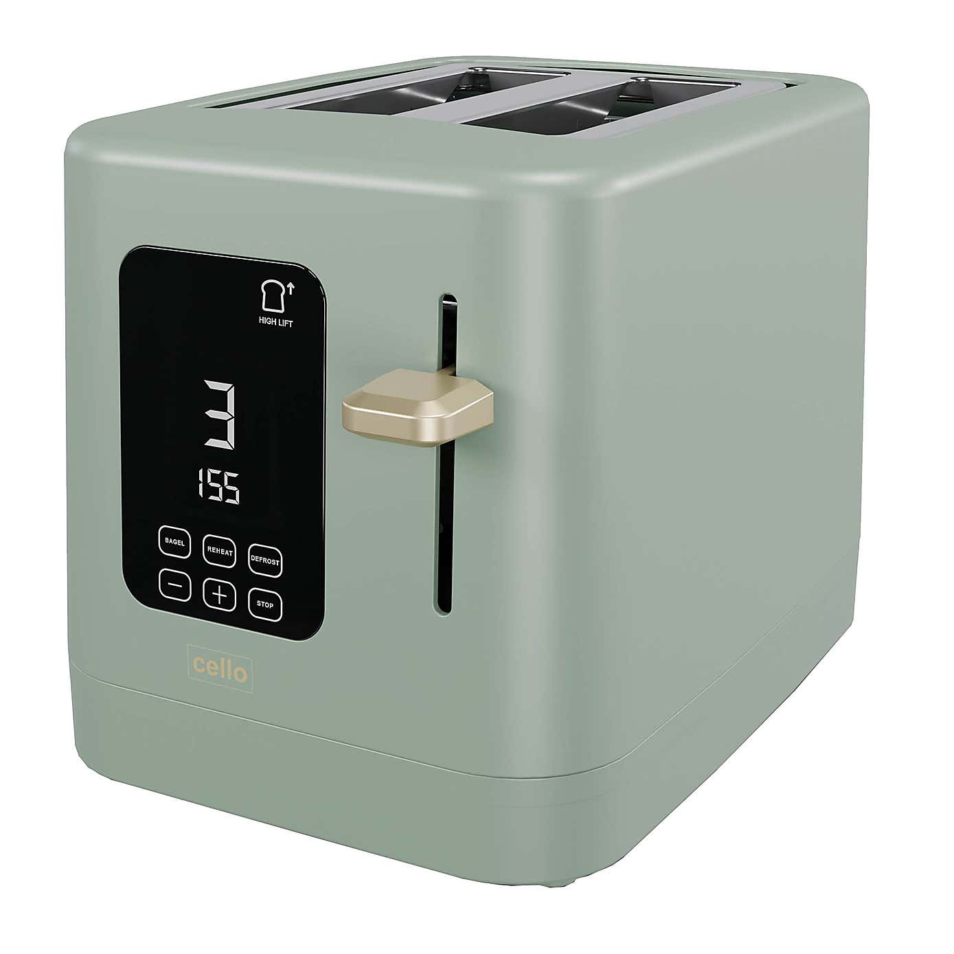 Cello Digital 2 Slice Toaster