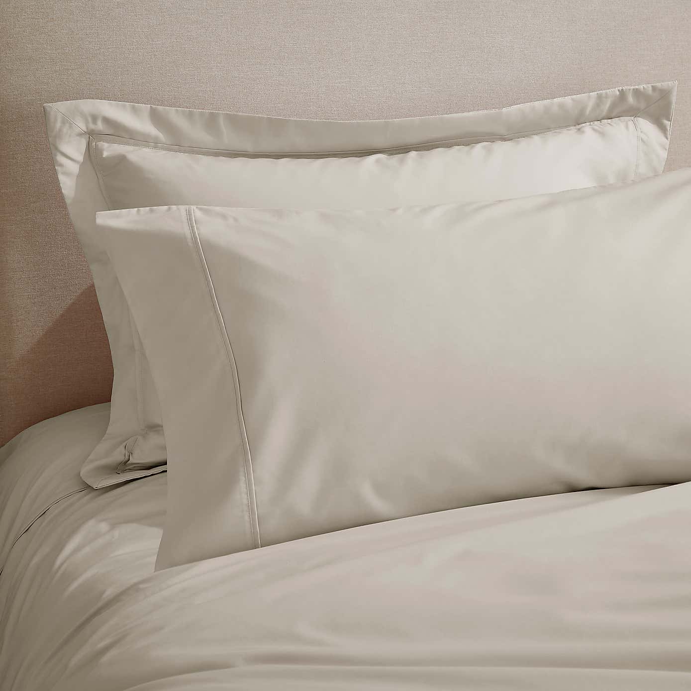 Dorma Crisp & Fresh 400 Thread Count Cotton Percale Kingsize Standard Pillowcase
