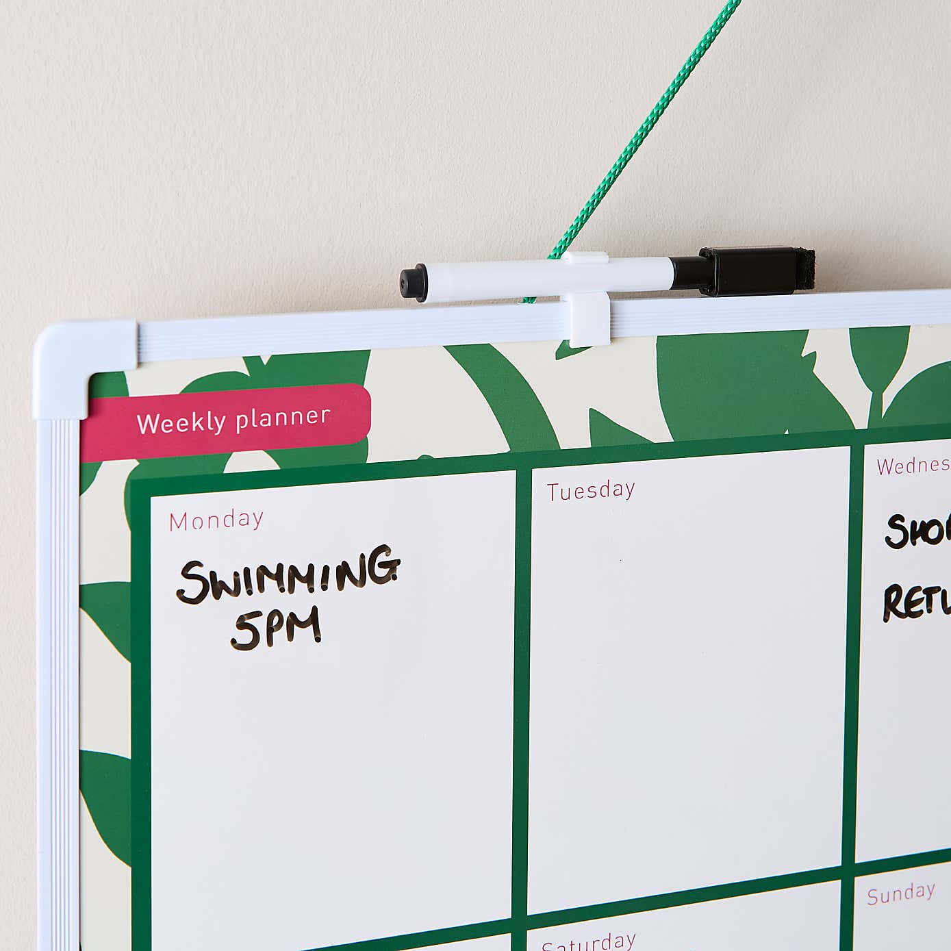 Elements Feildsley Silhouette A3 Wipeboard Planner