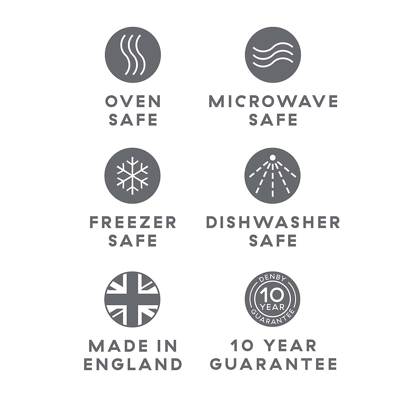 Denby Elements 12 Piece Fern Green Dinner Set