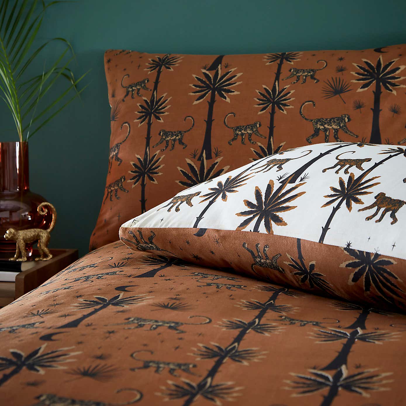 furn. Desert Monkey Duvet Cover & Pillowcase Set