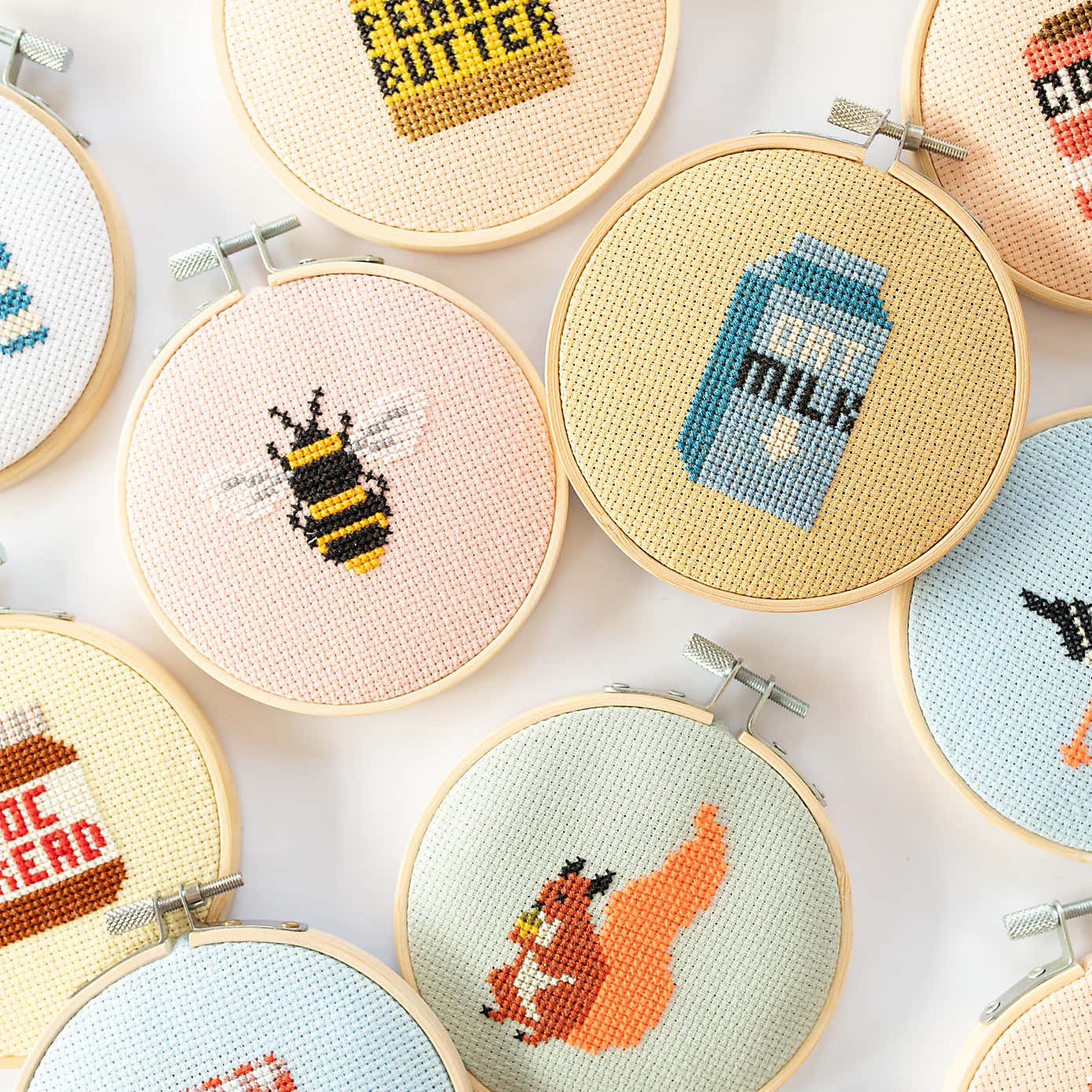 Cotton Clara Bee Cross Stitch Kit