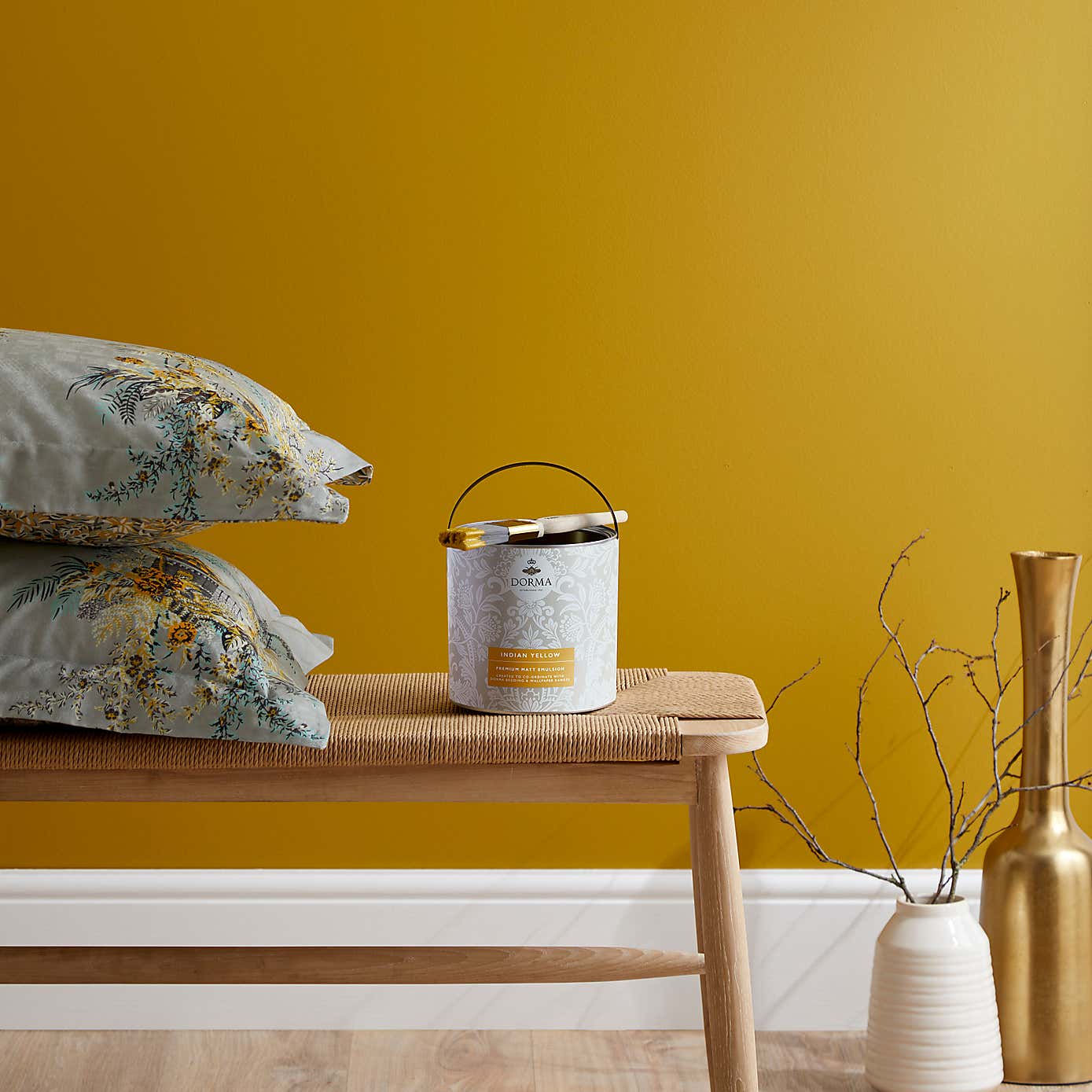 Dorma Ochre Matt Emulsion Paint