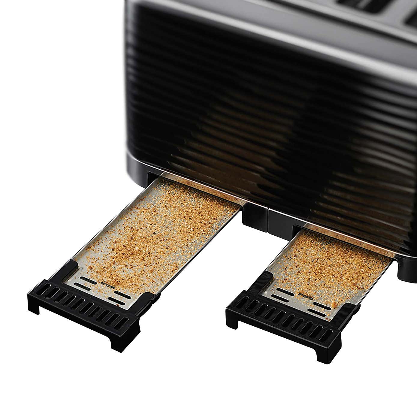 Russell Hobbs Inspire Black Kettle & 4 Slice Toaster