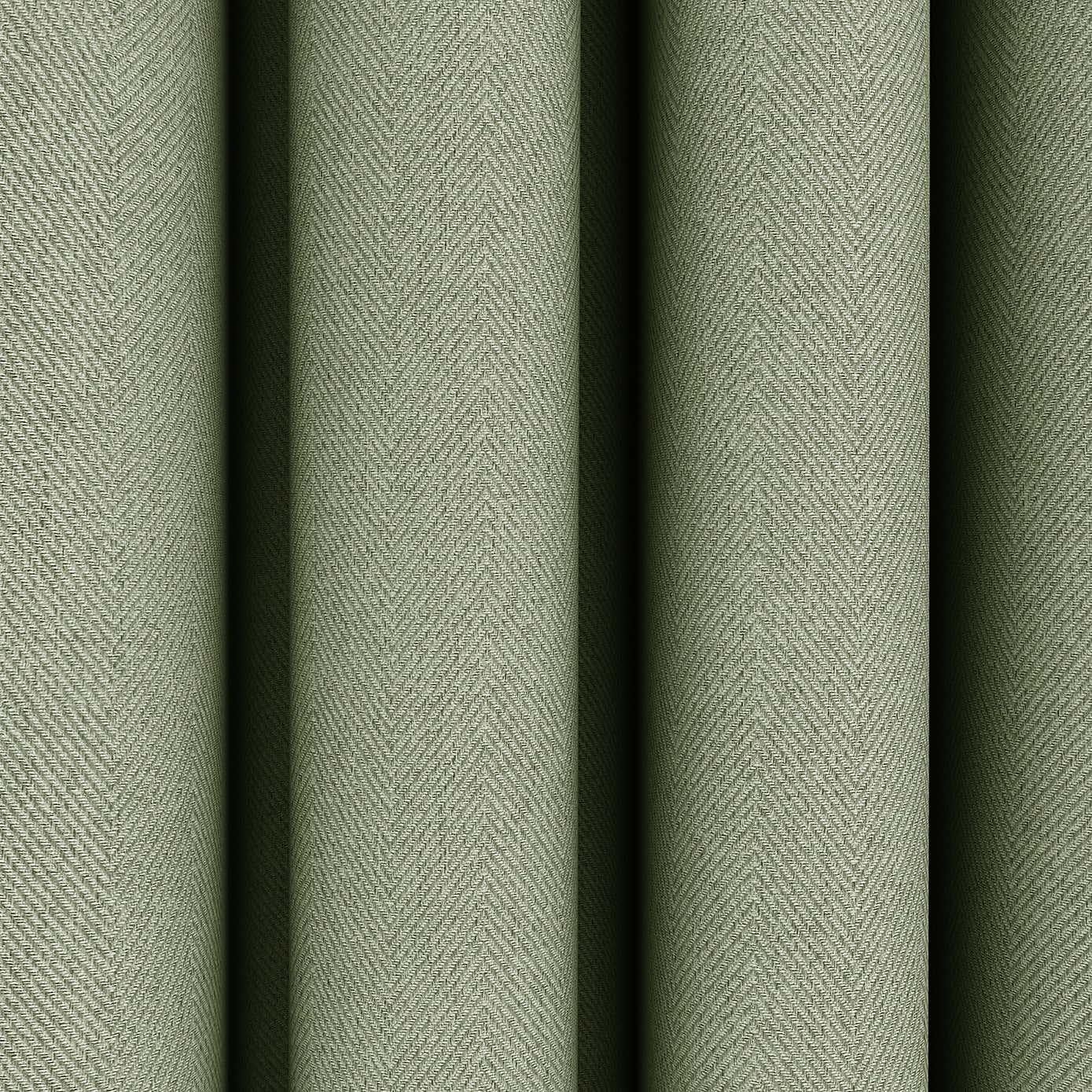 Rotterdam Herringbone Blackout Eyelet Curtains