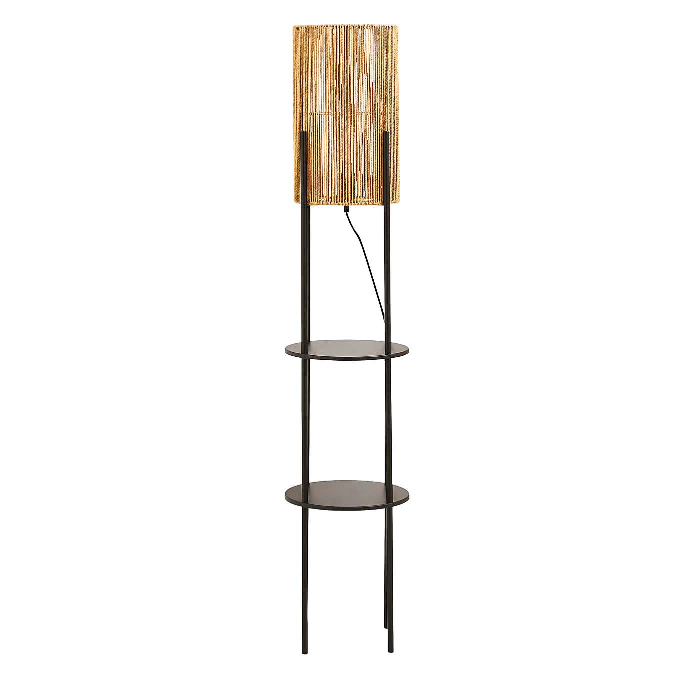 Kabir String Shelved Floor Lamp