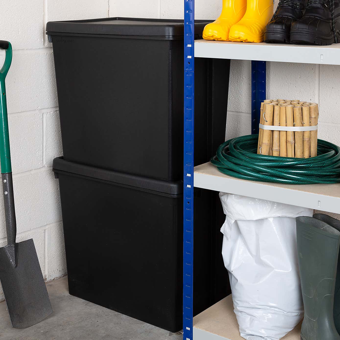 Wham Bam Set of 2 Stackable Boxes & Lids