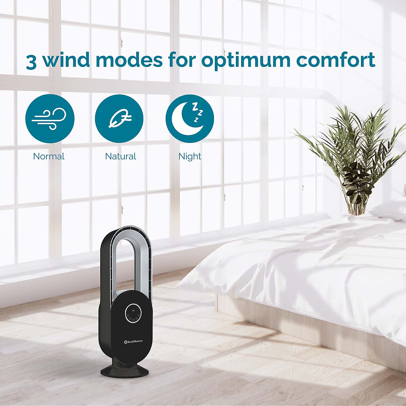 Rediffusion Bladeless Fan