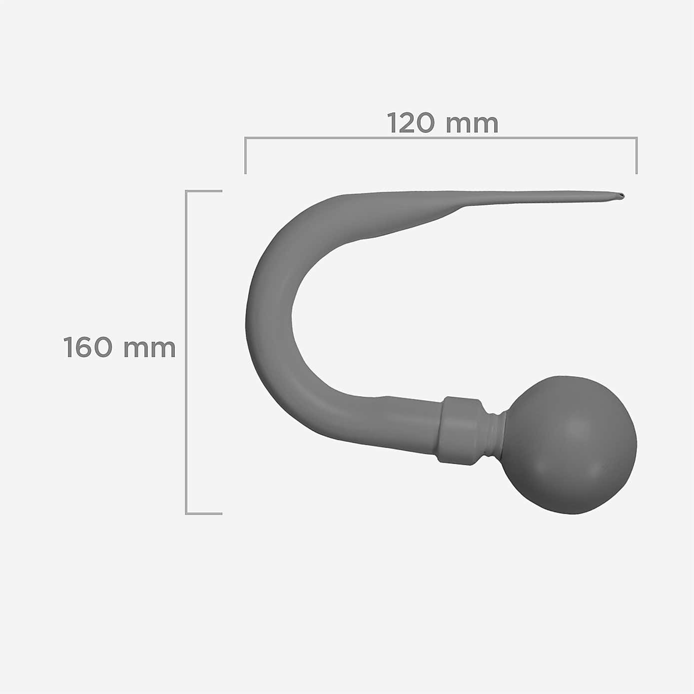 Ashton Metal Curtain Holdbacks