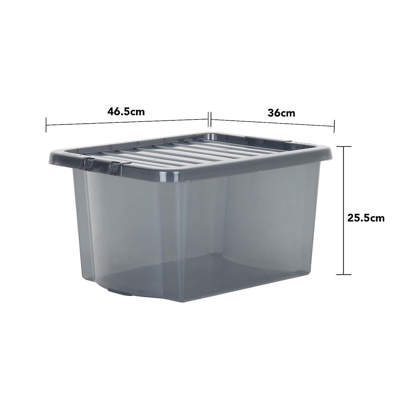 Wham Crystal Set of 5 Storage Boxes & Lids