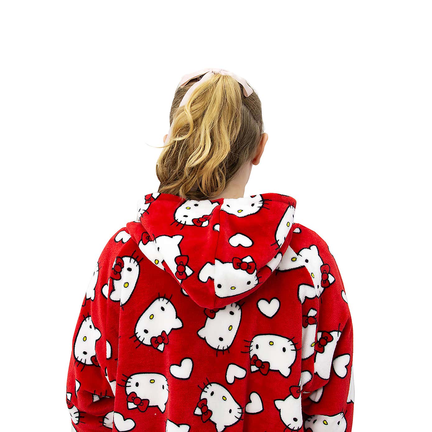 Hello Kitty Love Hearts Hugzee Blanket Hoodie