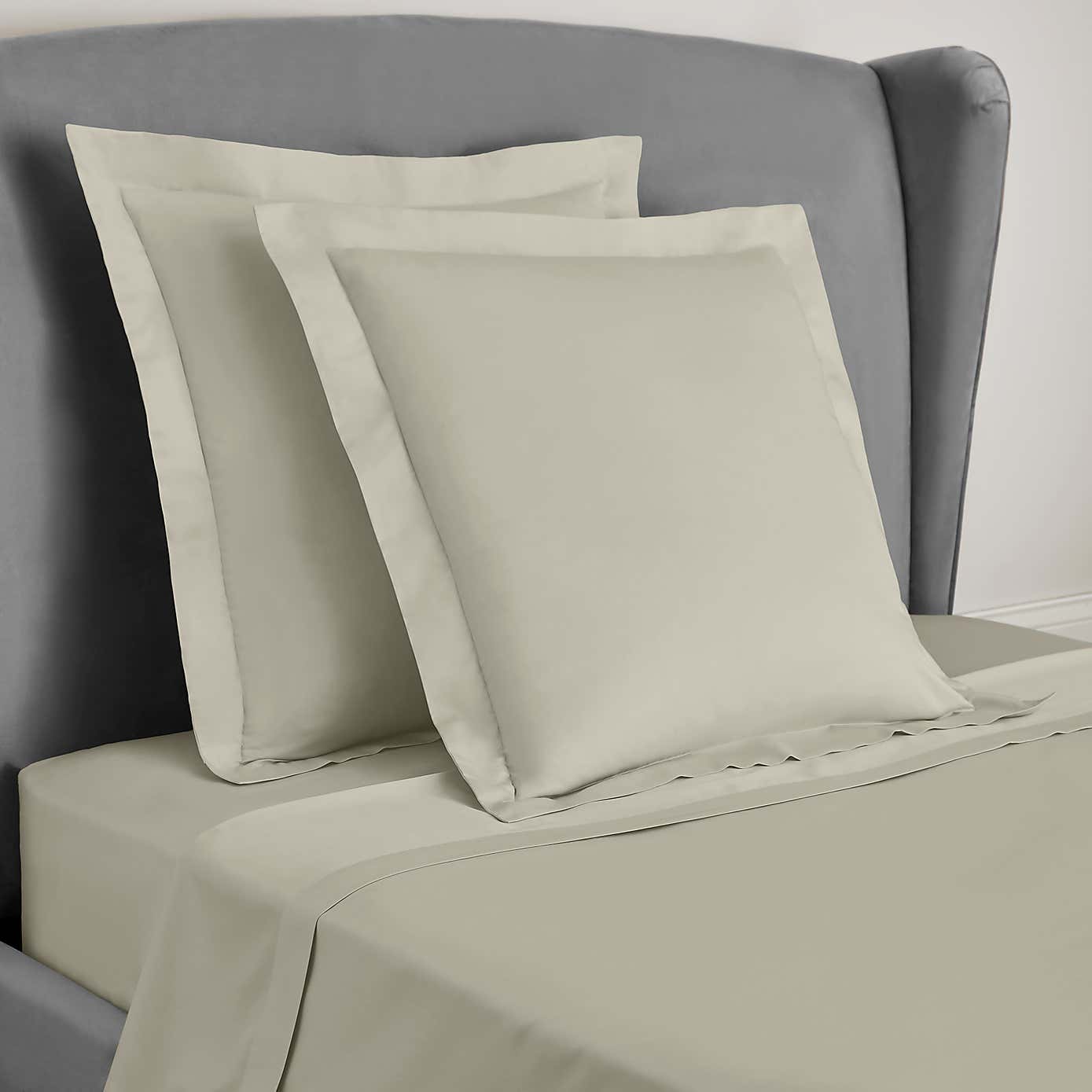 Dorma Egyptian Cotton 400 Thread Count Percale Continental Pillowcase