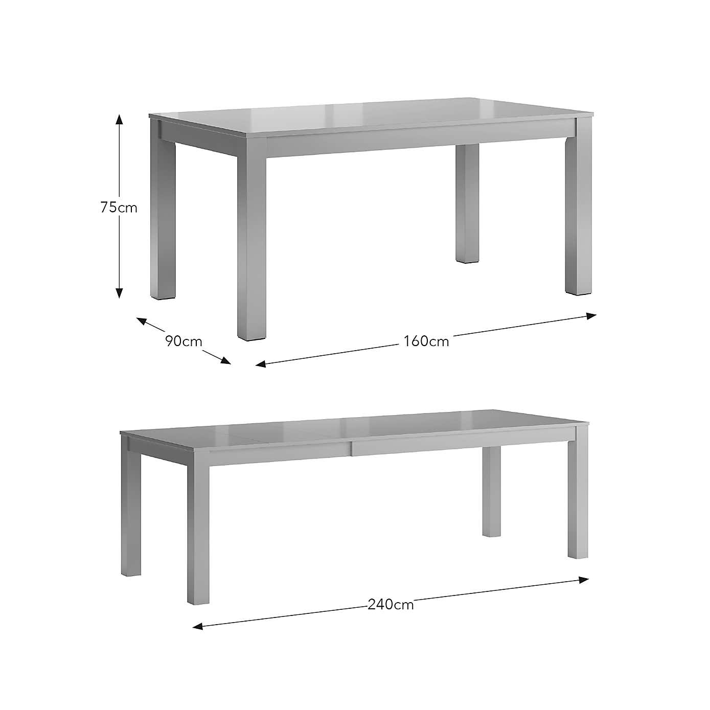 Harlington 8-10 Seater Extendable Dining Table