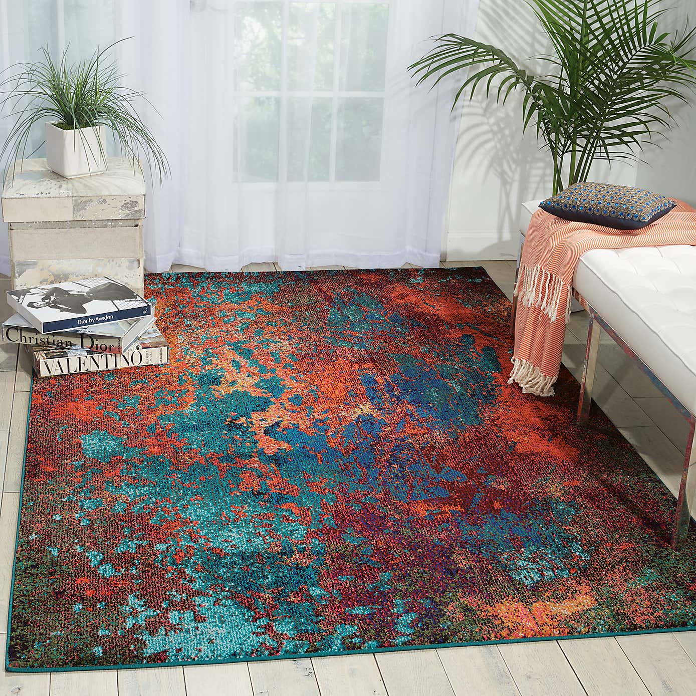 Multi Coloured Celestial Atlantic Rug