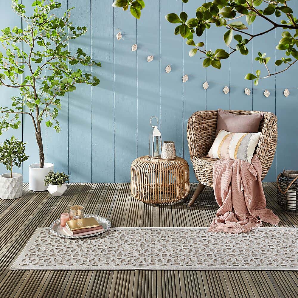 Argento Textured Indoor Outdoor Rug