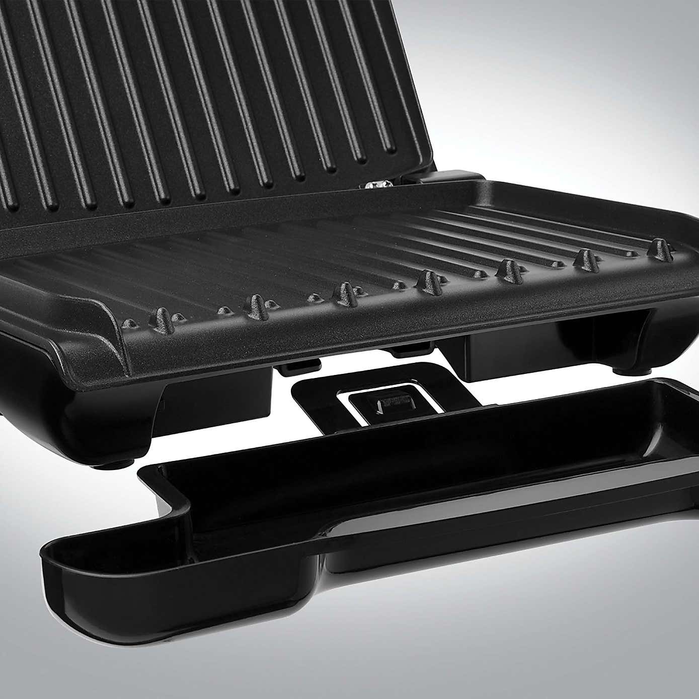 George Foreman Steel Grey Medium Grill