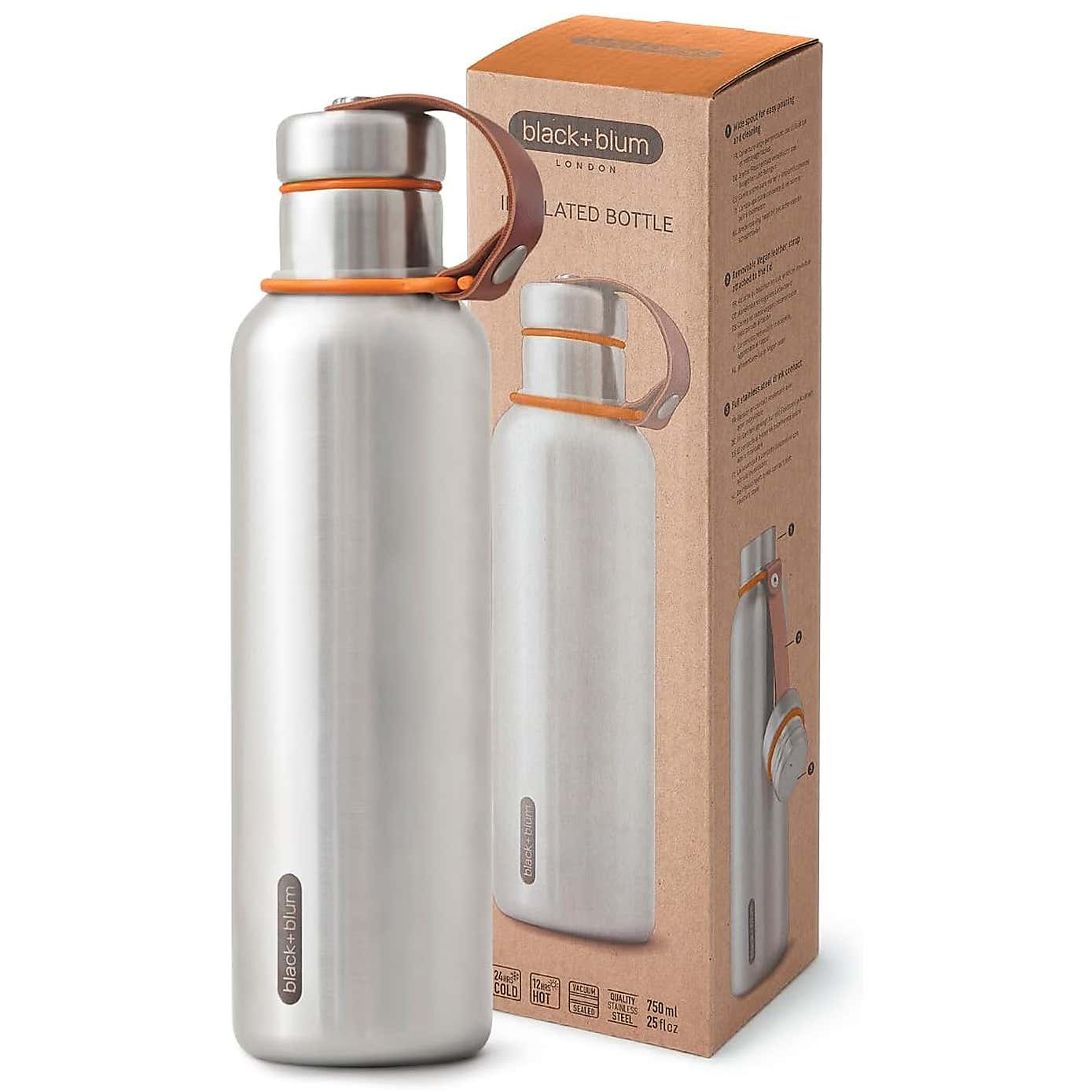 Black and Blum Insulated Water Bottle