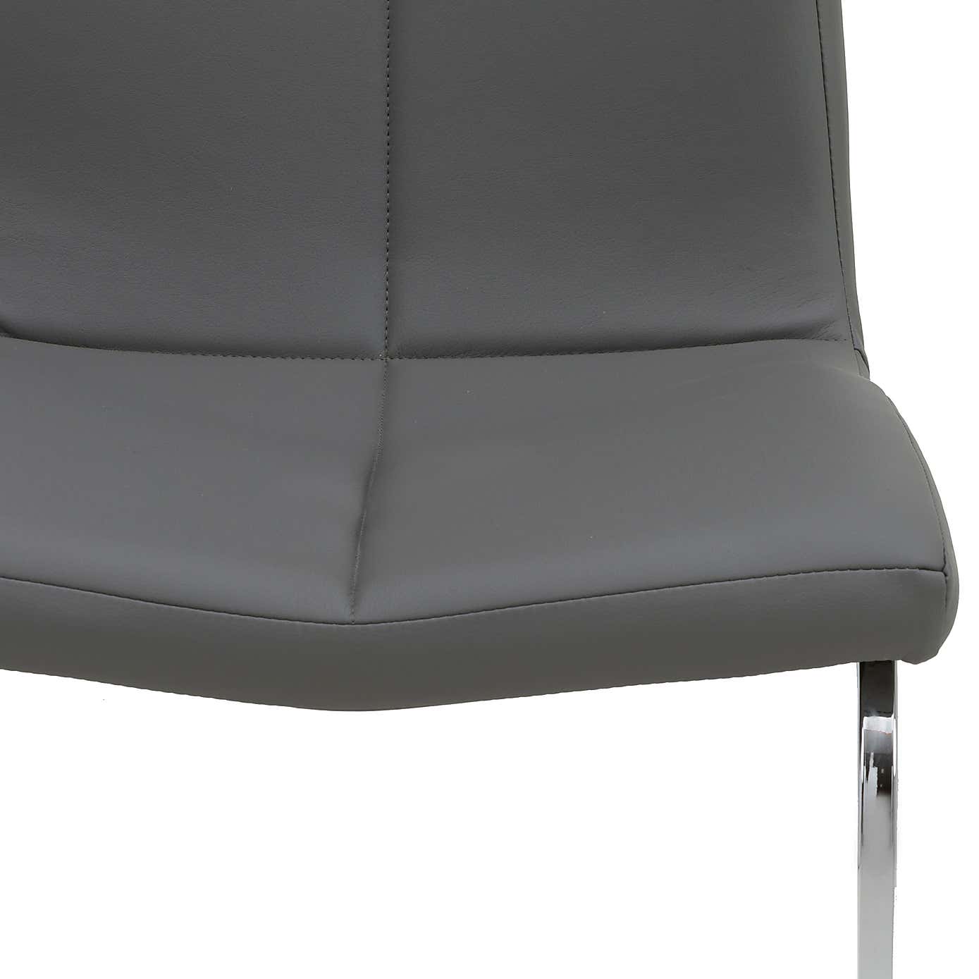 Set of 2 Jamison Dining Chairs, Faux Leather