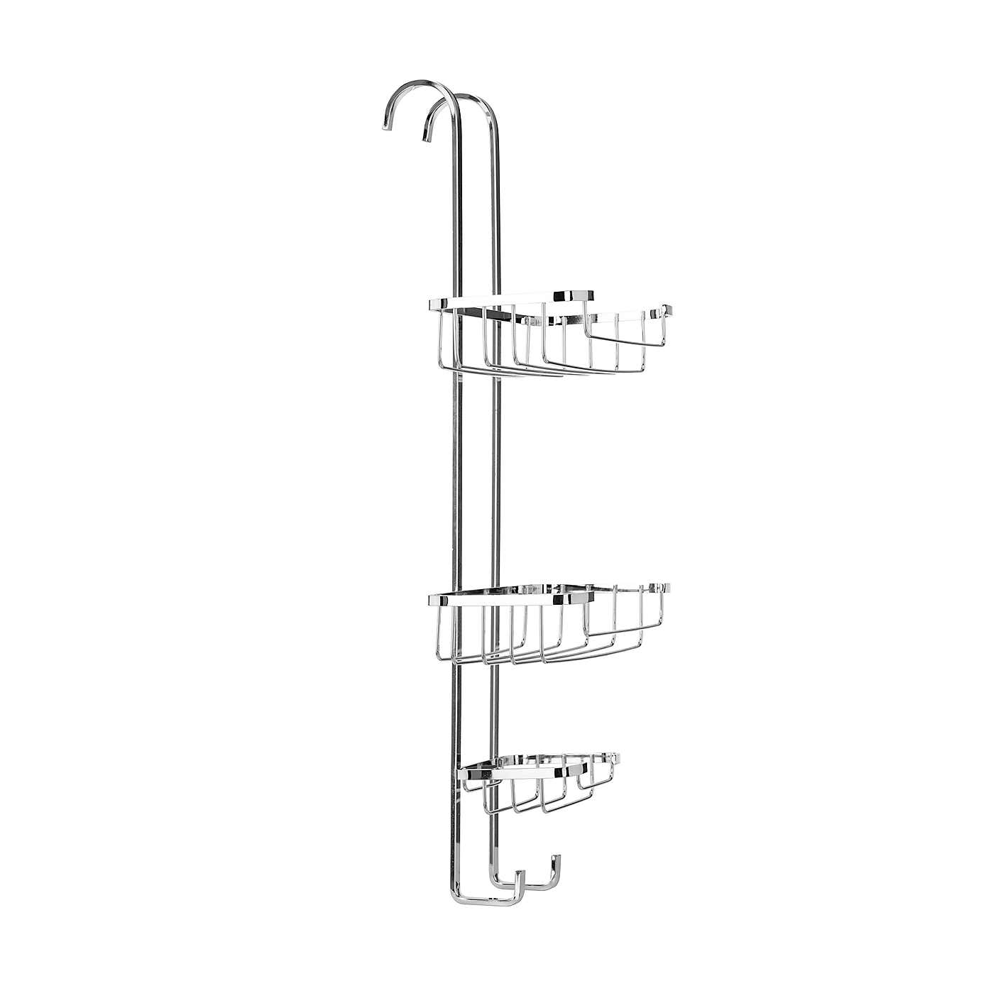 Rust-Free Hook Over 3 Tier Basket Caddy