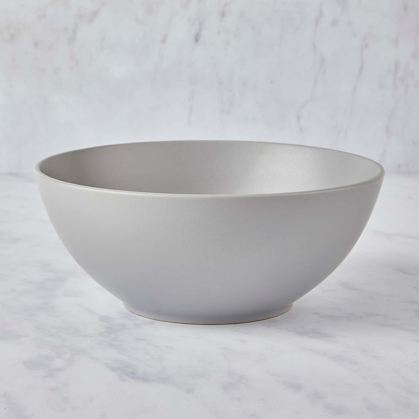 Stoneware Charcoal Serving Bowl