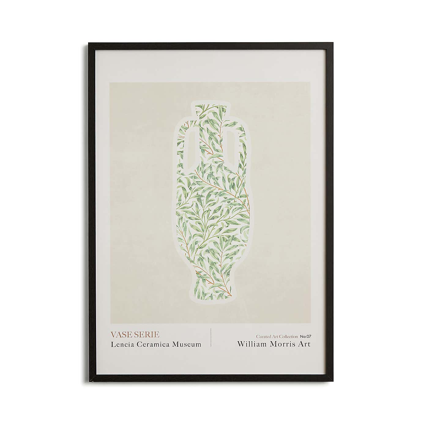 Vase Series No. 07 by William Morris Framed Print