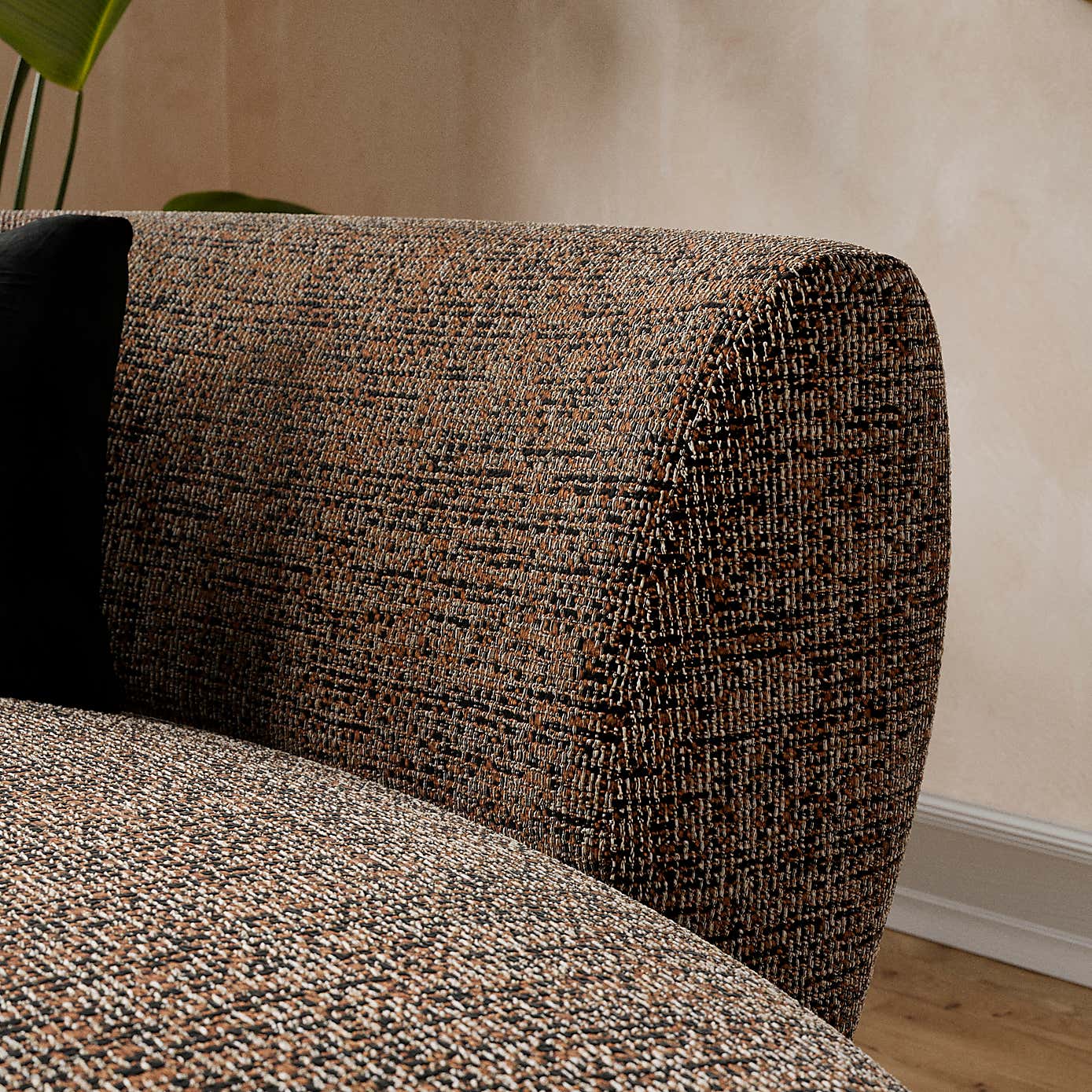 Lozenge Luxe Boucle Bronze Chaise Lounge