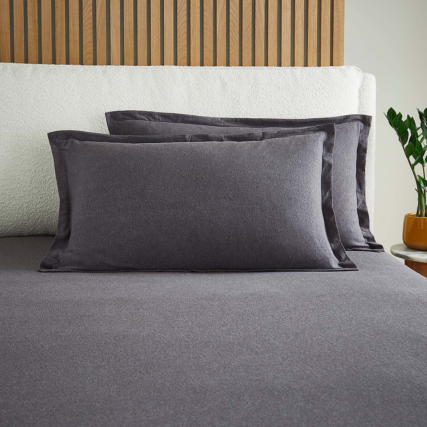 Elements Cotton Jersey Plain Oxford Pillowcase​