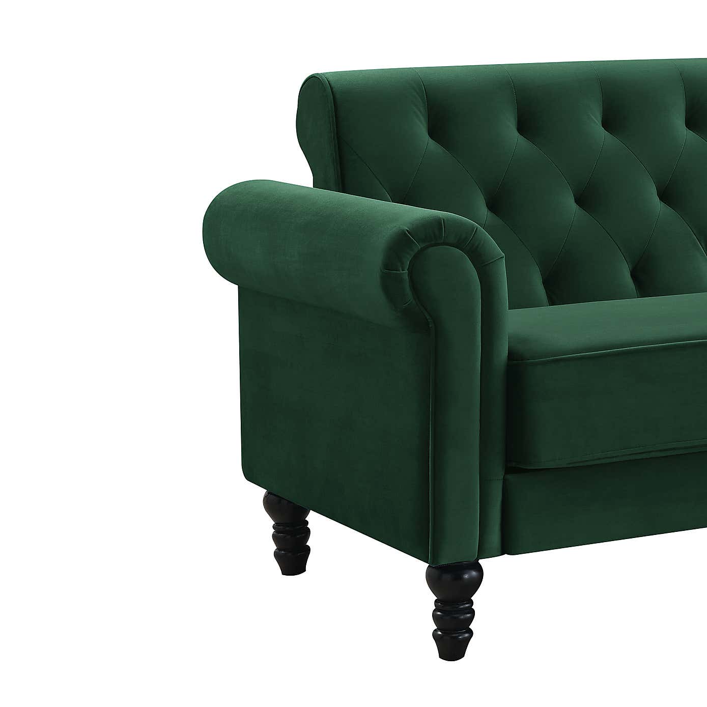 Greta Velvet 3 Seater Sofa