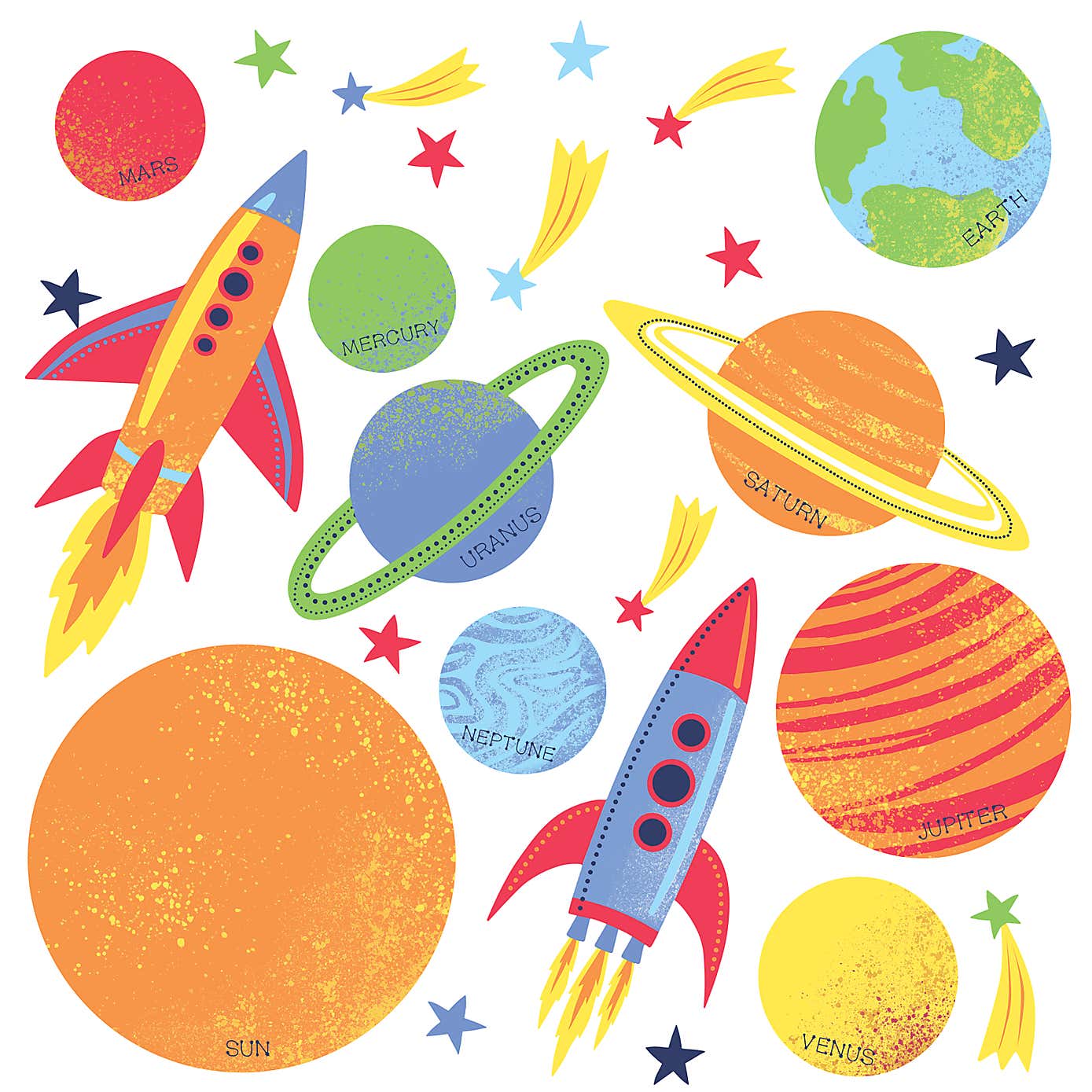 Space Wall Stickers